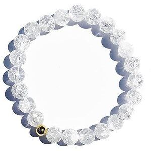 Clear Quartz Crystal Bracelet, Chakra Healing Energy Balancing, Simple Natural